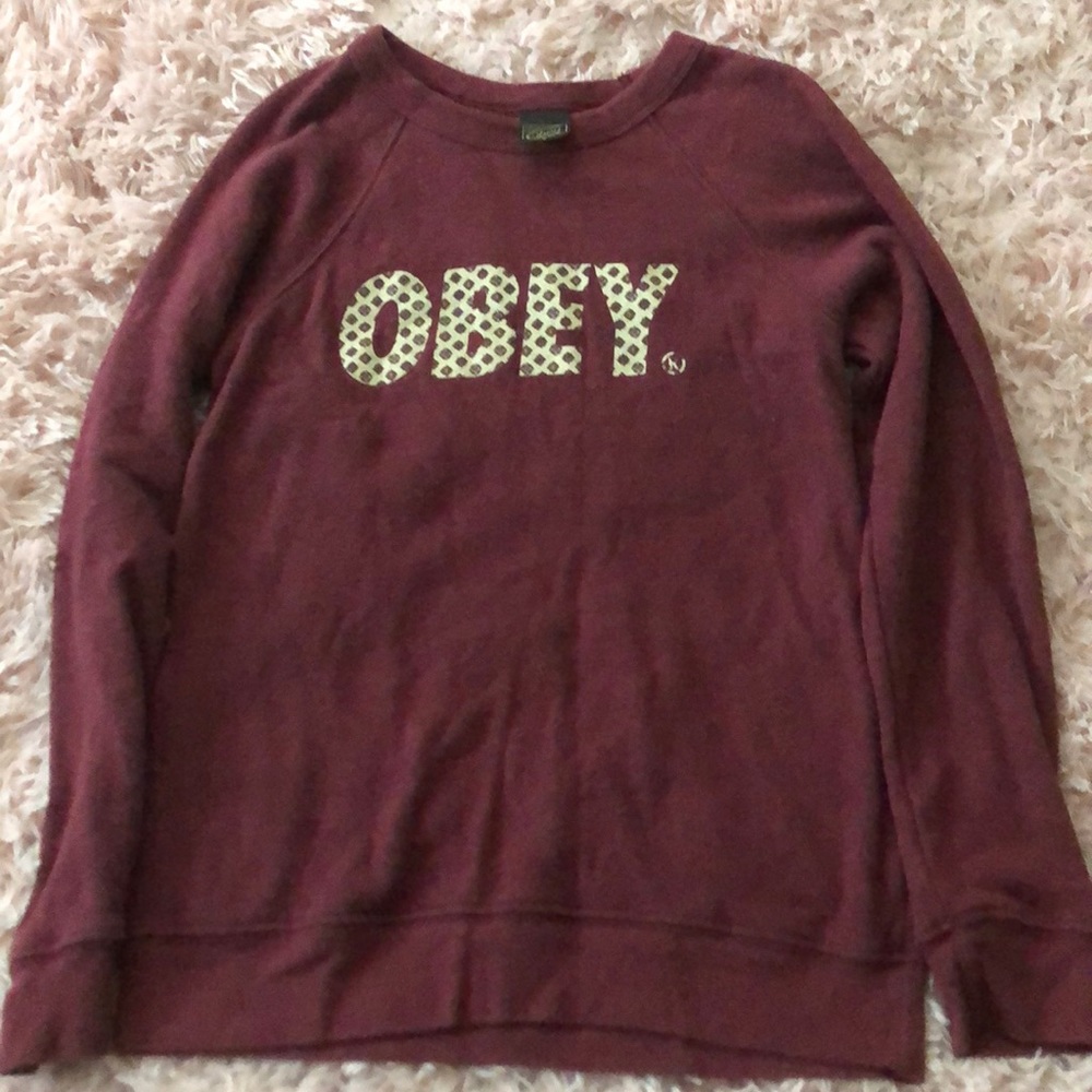 Obey crew neck